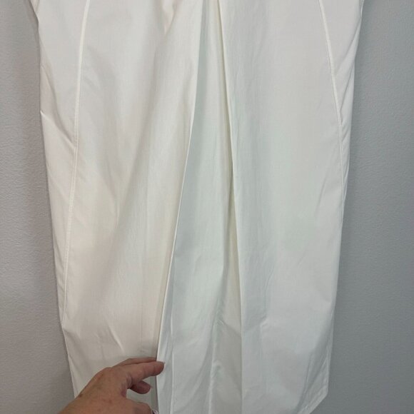 Athleta Performance Poplin Collared Lightweight Shirtdress UPF 50+ White Size S - Picture 6 of 11